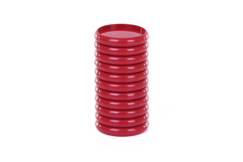 Talia Discbound Notebook - Discs (Chili Oil, 1inch) - Image 2